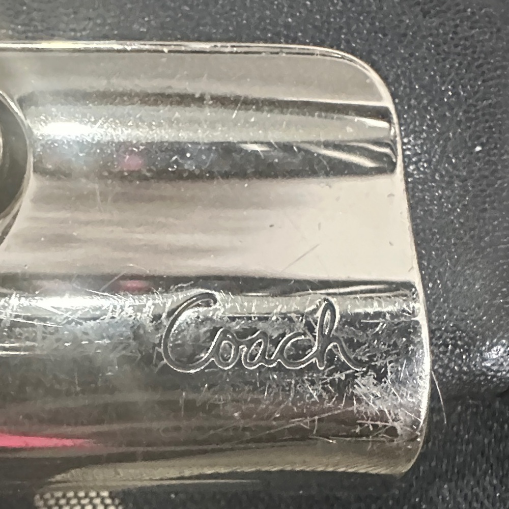 Coach Black and Cream Shoulder Bag - Picture 7 of 9